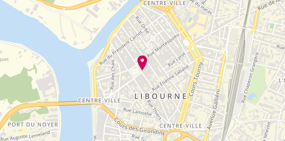 Plan de Bijou Brigitte, 3 Rue Gambetta, 33500 Libourne