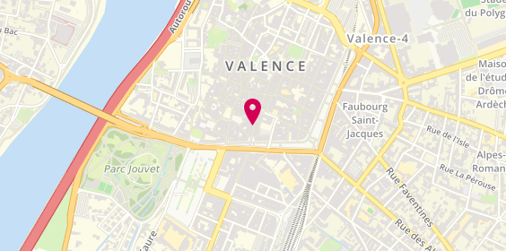 Plan de Louis Pion Valence, 30 Rue Emile Augier, 26000 Valence