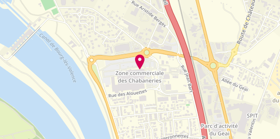 Plan de Les Tourmalines, Rue des Chabanneries, 26500 Bourg-lès-Valence