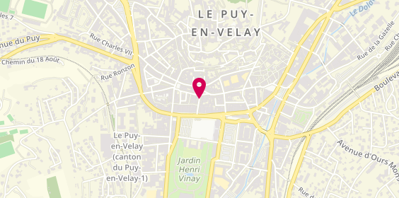 Plan de Objectif Montres & Bijoux, Objectif Montres Giroud
5 Rue Prte Aiguière, 43000 Le Puy-en-Velay