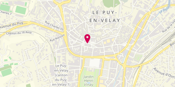Plan de L'Améthyste, 21 Rue Courrerie, 43000 Le Puy-en-Velay