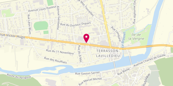 Plan de Les Nouveaux Bijoutiers, 50 avenue Victor Hugo, 24120 Terrasson-Lavilledieu