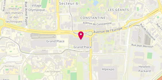 Plan de Montre Service, 17 Grand Place, 38100 Grenoble