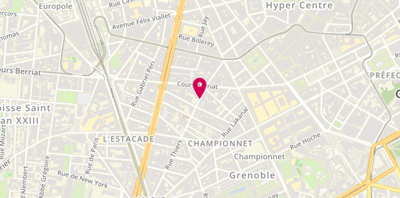 Plan de Bijouterie le Lys d'Or, 19 Rue Thiers, 38000 Grenoble