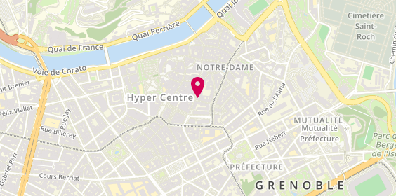 Plan de Joaillerie Denis PEYRIN, 8 Rue Jean Jacques Rousseau Angle
Rue Lafayette, 38000 Grenoble