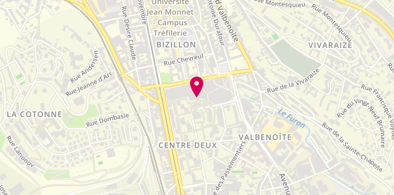 Plan de Histoire d'Or, Niveau 1, Centre Commercial
1 -7 Rue des Docteurs Charcot, 42100 Saint-Étienne