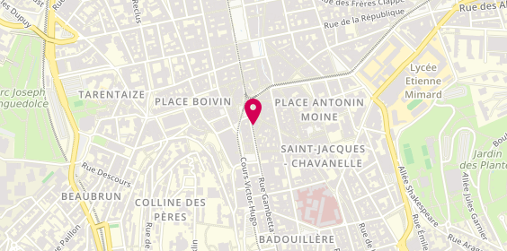Plan de YUJE, 7 Rue Gambetta, 42000 Saint-Étienne