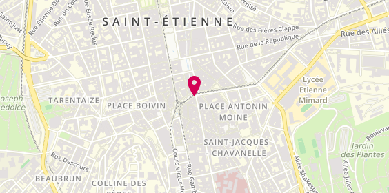 Plan de Bijouterie MATY - Saint Etienne, 17 place du Peuple, 42000 Saint-Étienne
