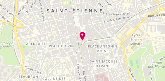 Plan de Bijou Brigitte, 8-10-12
5 Place du Peuple
Rue Alsace Lorraine, 42000 Saint-Étienne, France