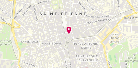 Plan de Agatha, 4 Rue Alsace Lorraine, 42000 Saint-Étienne