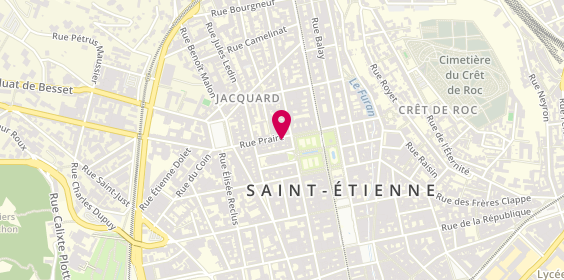 Plan de Audouard maitre bijoutier-joaillier, 3 Rue Praire, 42000 Saint-Étienne
