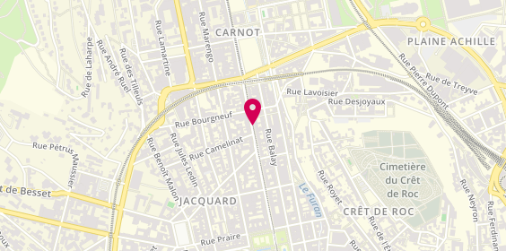 Plan de Bijouterie Ab Jewel, 42 Rue Charles de Gaulle, 42000 Saint-Étienne