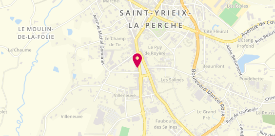 Plan de Les Nouveaux Bijoutiers, 48 place de la Nation, 87500 Saint-Yrieix-la-Perche