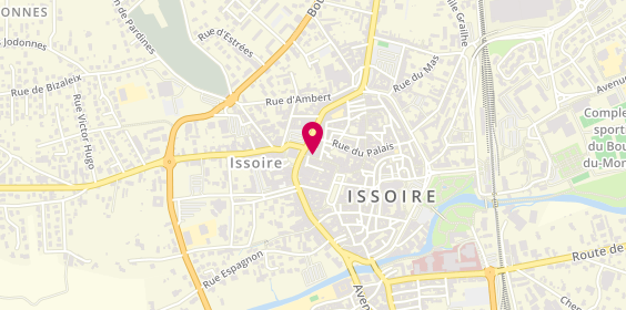 Plan de Bijouterie Roux, 26 Rue du Ponteil, 63500 Issoire