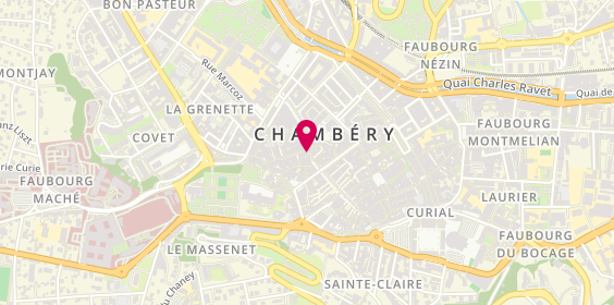 Plan de Charles FUCHS Horlogerie, 259 place Saint-Léger, 73000 Chambéry