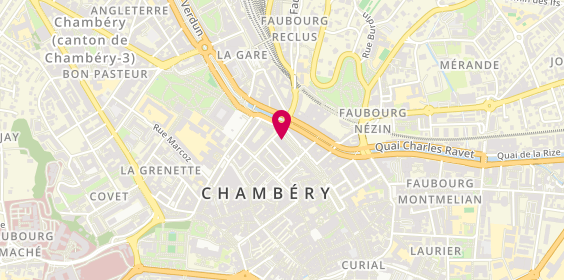 Plan de Louis Pion Chambery, 19 Boulevard de la Colonne Galeries Lafayette, 73000 Chambéry