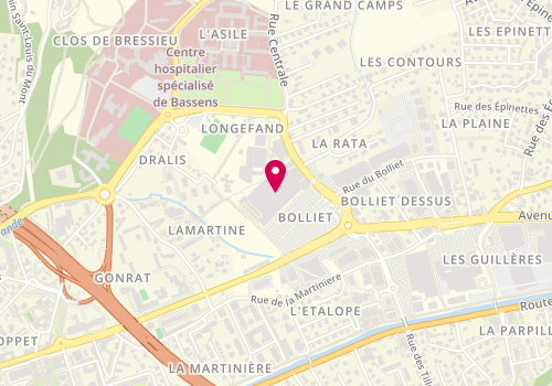 Plan de Histoire d'Or, Centre Commercial Carrefour
21 Rue Centrale, 73000 Bassens