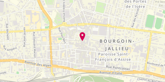 Plan de Bijouterie Pierre Pollard, 33 Rue de la Liberté, 38300 Bourgoin-Jallieu
