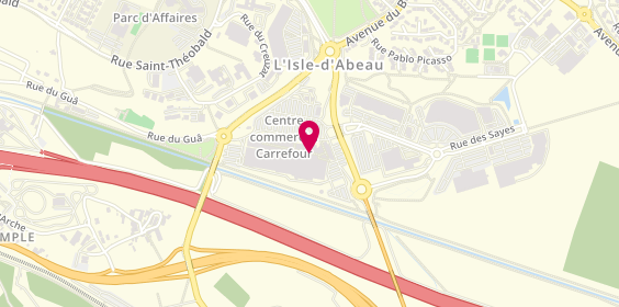 Plan de Marc Orian, Centre Commercial Carrefour
25 Rue des Sayes, 38080 L'Isle-d'Abeau
