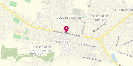 Plan de Benetti Bijouterie, 53 avenue Général Leclerc, 38540 Heyrieux