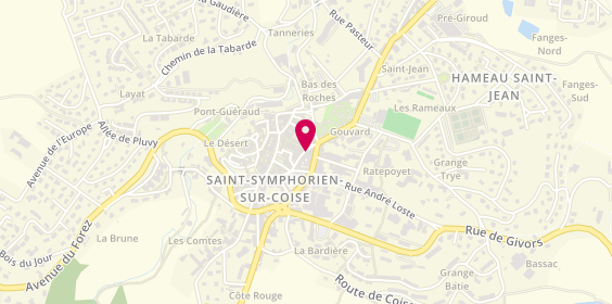 Plan de Bijouterie Lapérouse, 25 Rue de Lyon, 69590 Saint-Symphorien-sur-Coise
