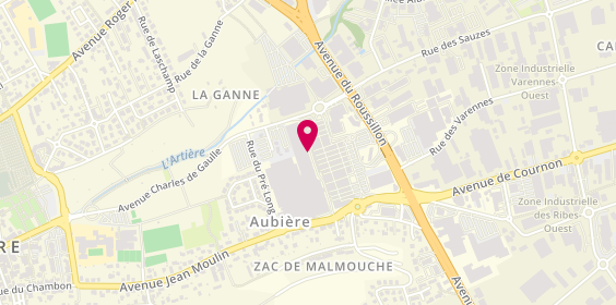 Plan de ORELIA, Centre Commercial Auchan Plein Sud
12 Av. Du Roussillon, 63170 Aubière