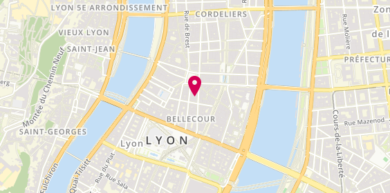 Plan de Swarovski Retail Store Lyon, 92 Rue du Président Édouard Herriot, 69002 Lyon