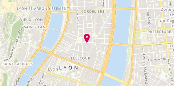 Plan de Tournaire Lyon, 4 Rue Childebert, 69002 Lyon