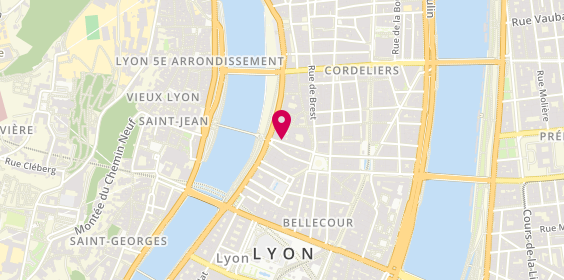 Plan de Bijouterie Crozet, 1 Rue de l'Ancienne Préfecture, 69002 Lyon