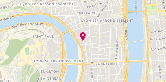 Plan de Lyon Casting Consulting, 26 Rue Lanterne, 69001 Lyon
