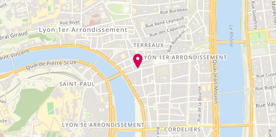Plan de ARXE Piercing et tatouage, 7 Rue Constantine, 69001 Lyon
