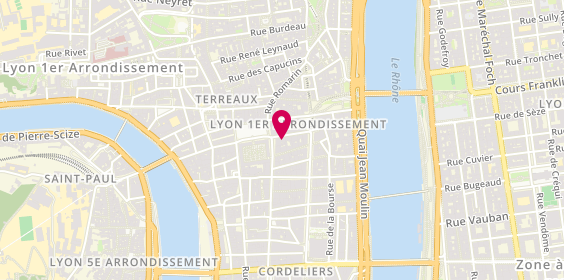 Plan de Les Ateliers Vca, 4 Rue Joseph Serlin, 69001 Lyon