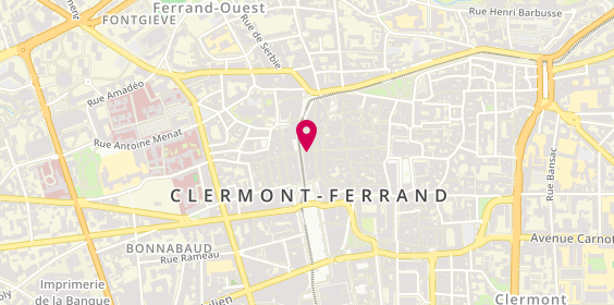 Plan de La Guilde des Orfevres, 37 Rue des Gras, 63000 Clermont-Ferrand