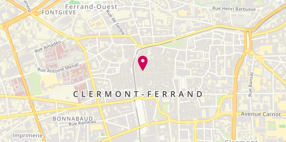 Plan de Bijouterie Baster, 25 Rue du 11 Novembre, 63000 Clermont-Ferrand