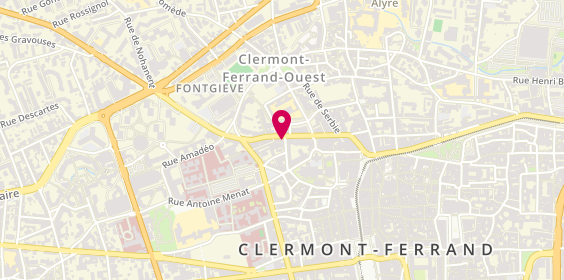 Plan de Atelier Longuet, 47 Rue Fontgiève, 63000 Clermont-Ferrand