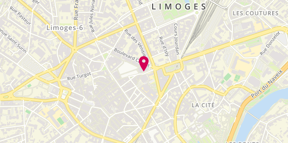 Plan de Louis Pion Limoges, 6 Rue Prte Tourny, 87000 Limoges