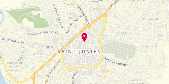Plan de Julien Dorcel, 16 Rue Lucien Dumas, 87200 Saint-Junien