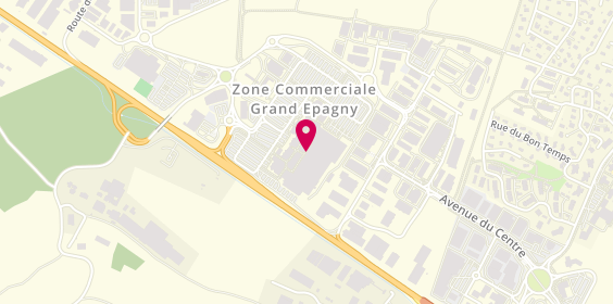Plan de Europa Quartz, Rue du Commerce C. Commercial Auchan, Zone Industrielle de la Mandallaz, 74330 Épagny-Metz-Tessy