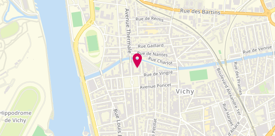 Plan de Pierre Marais, 7 Rue de l'yser, 03200 Vichy