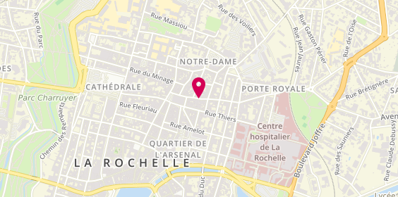 Plan de Bijouterie Savinel, 16 Rue Gambetta, 17000 La Rochelle