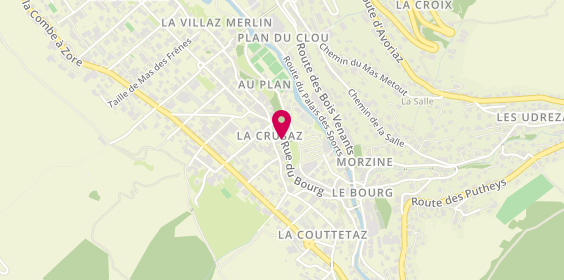 Plan de L'établi de Mon Père, 341 Rue du Bourg, 74110 Morzine