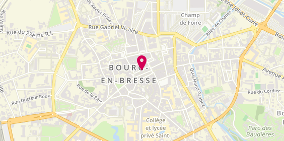 Plan de Bijouterie Graizely, 12 Rue Notre Dame, 01000 Bourg-en-Bresse