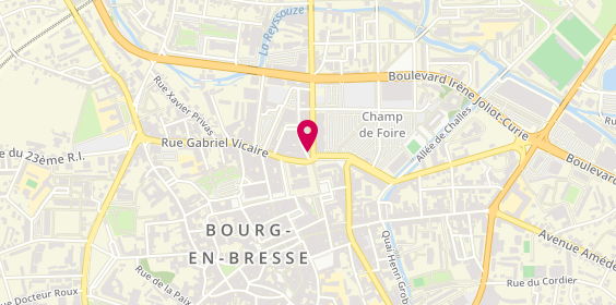 Plan de Bijouterie Maginot, 1 avenue Maginot, 01000 Bourg-en-Bresse