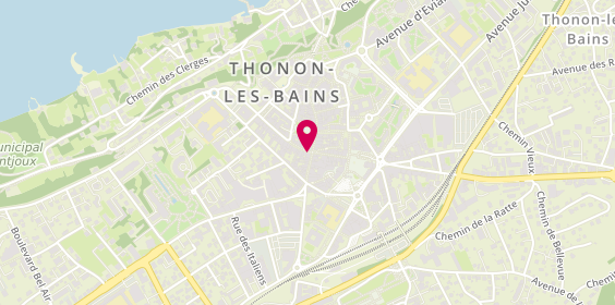 Plan de Le Talisman, 2 Bis Rue Vallon, 74200 Thonon-les-Bains