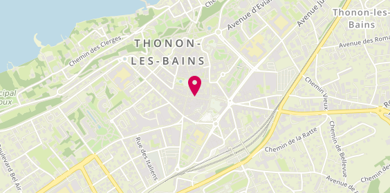 Plan de Bijouterie Juvet, 8 Rue des Arts, 74200 Thonon-les-Bains