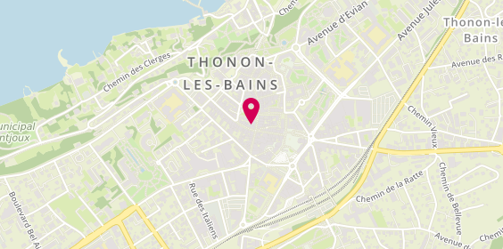 Plan de Cristal Sources, 3 Rue Vallon, 74200 Thonon-les-Bains