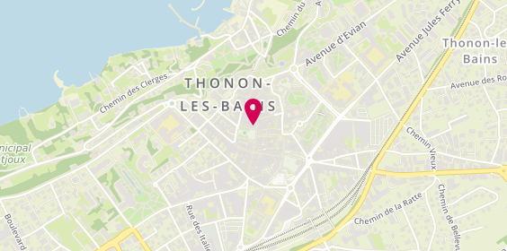 Plan de Bijouterie Rondot, 1 square Aristide Briand, 74200 Thonon-les-Bains