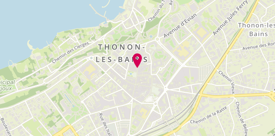 Plan de Bijouterie de la Maille d'Or Claud, 55 Grande Rue, 74200 Thonon-les-Bains