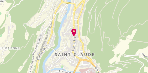 Plan de Bijouterie Roat, 41 Rue du Pré, 39200 Saint-Claude