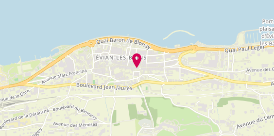 Plan de Bijoux Mod' Evian, 29 Rue Nationale, 74500 Évian-les-Bains
